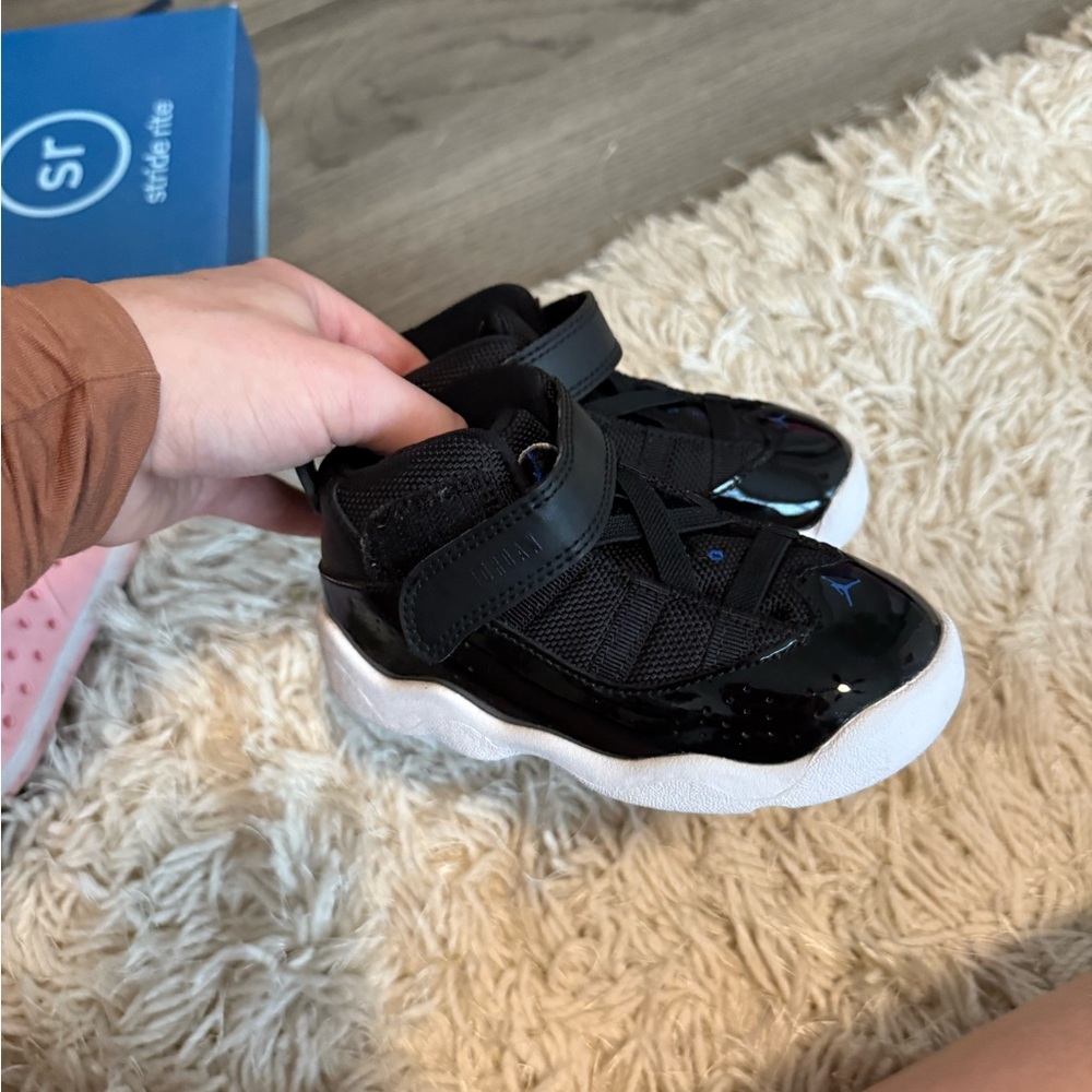 Kids Black Athletic Shoes